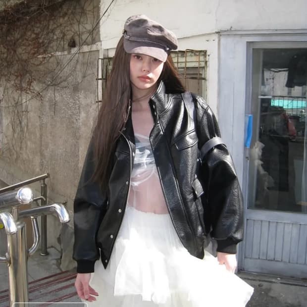 썬번 프로젝트 레더자켓