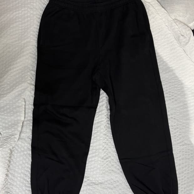 무탠다드 트레이닝 조거 스웨트 팬츠 블랙 2XL