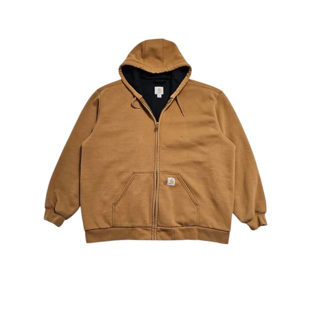칼하트 써멀 레인디펜더 후드집업 된장