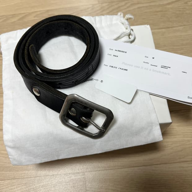 솔로이스트 18SS 뮤직노트 벨트