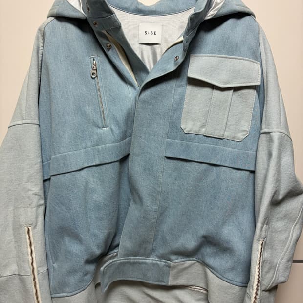 시세 SISE 17ss 데님후드자켓