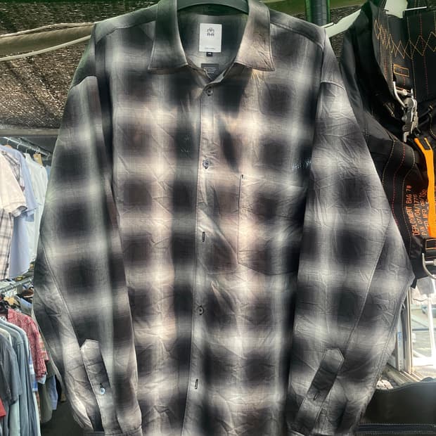 폴리테루 체크셔츠(사이즈4, 110)