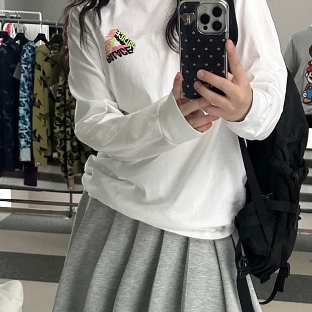 팔라스 화이트 P-3D 롱슬리브 