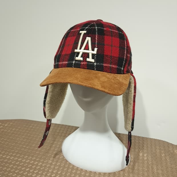 MLB LA Plaid 스웨이드 트루퍼햇 P1962