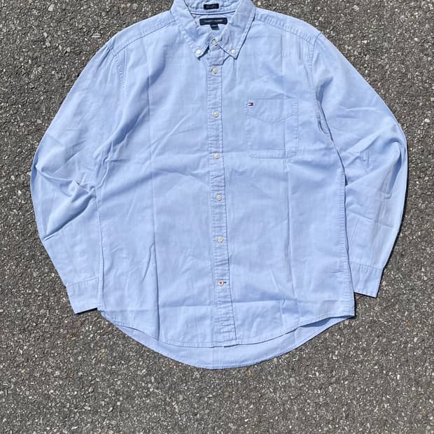 TOMMY HILFIGER 00'S 빈티지코튼포켓로고셔츠
