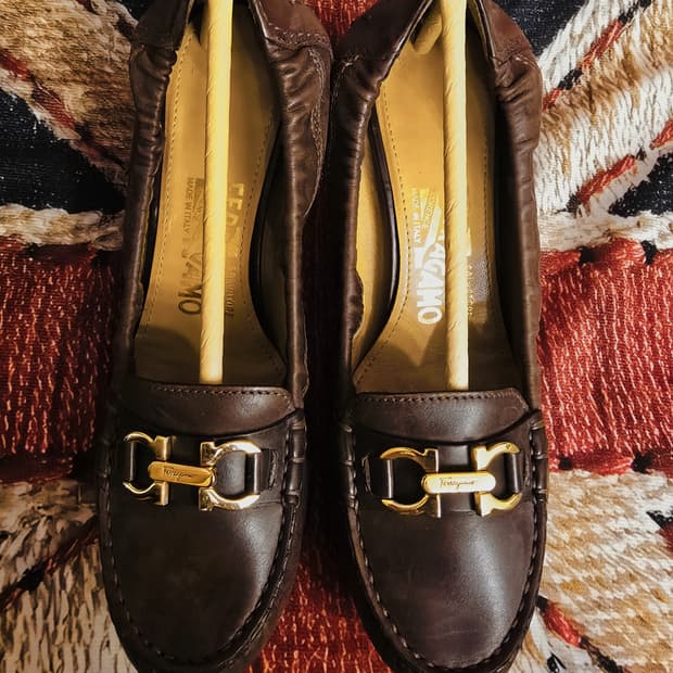 살바토레 페라가모(Salvatore Ferragamo)가죽 로퍼