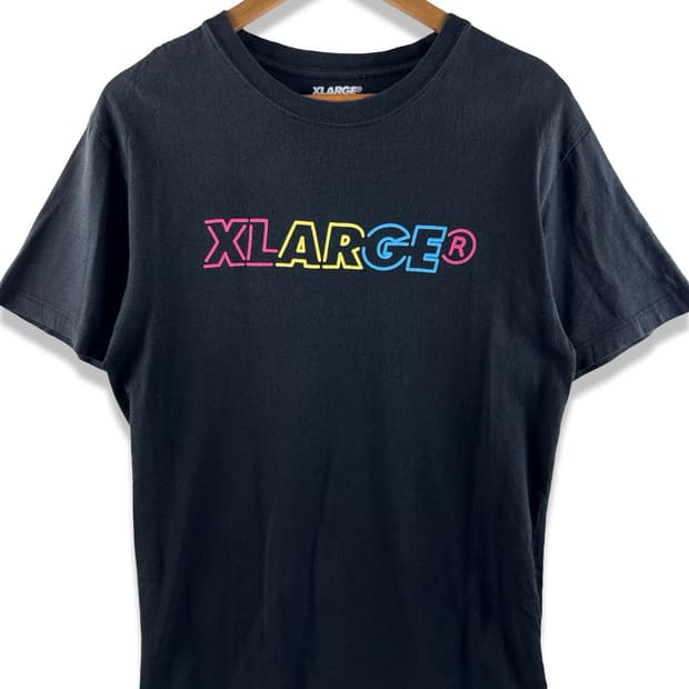 엑스라지 프린팅 블랙 반팔티2521