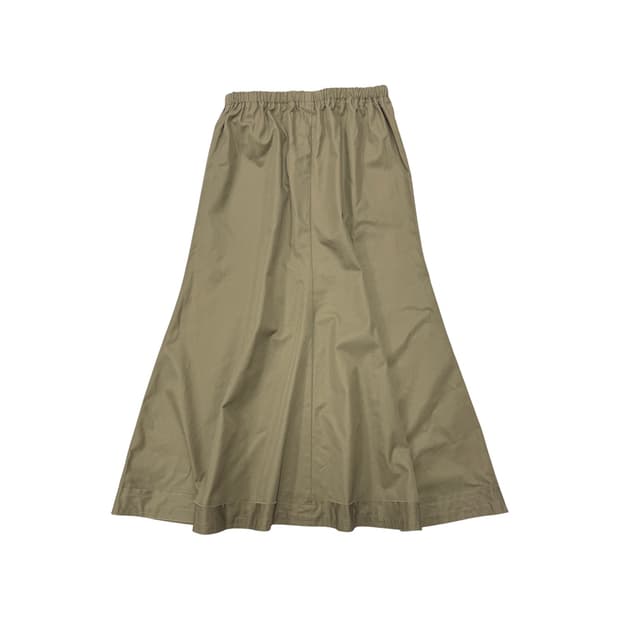 Gomme raw edge skirt