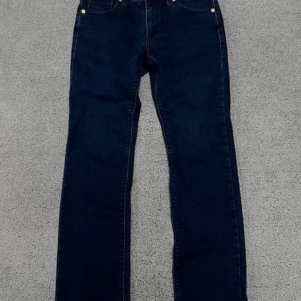 (30) 게스 슬림핏 금장 데님 팬츠