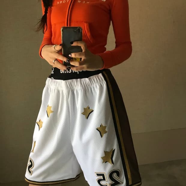 슈프림 올스타 바스켓볼 쇼츠 화이트 - 25SS