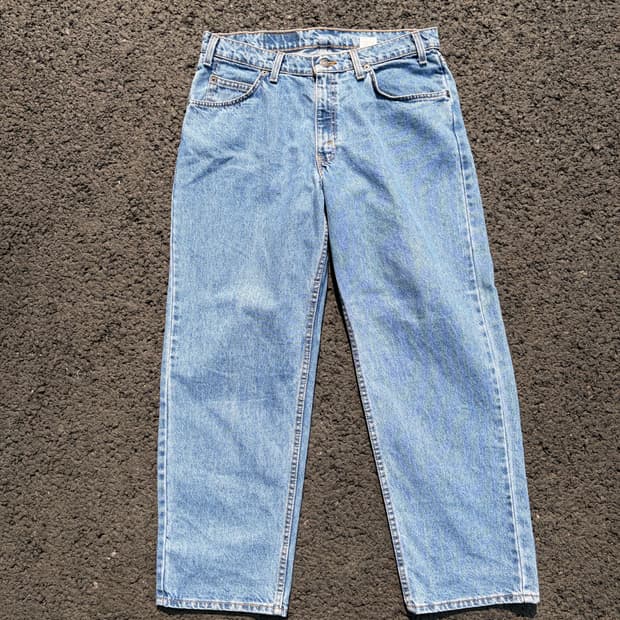 90s usa 리바이스560 루즈핏 와이드 오렌지탭