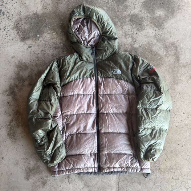 노스페이스 아콘카구아 후디 two tone