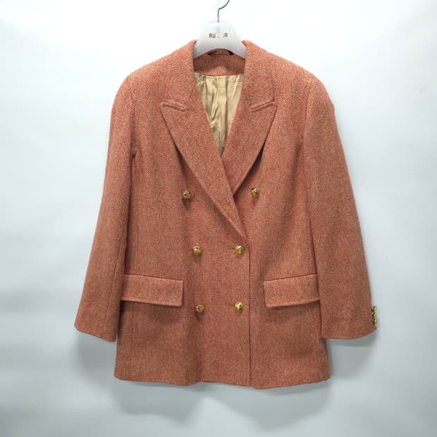 닥스런던 퓨어울 더블 자켓 (런던직수입)