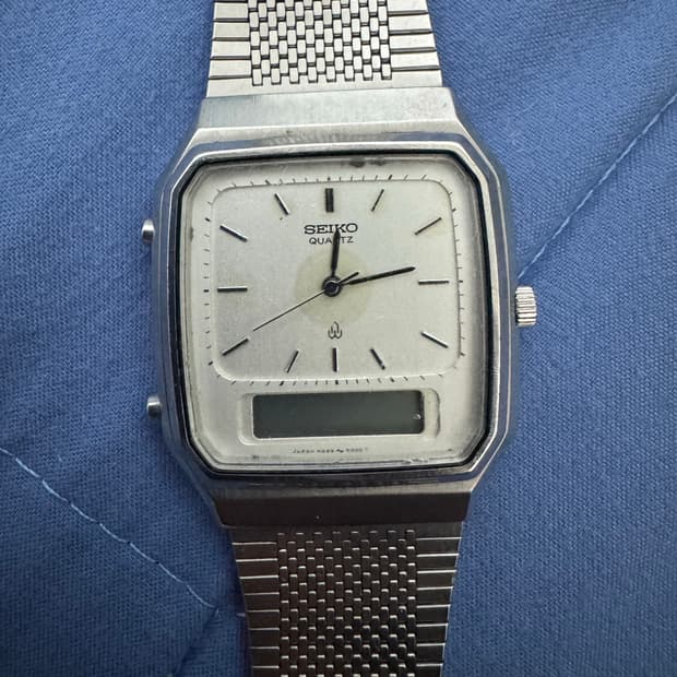 세이코 빈티지 아나디지 시계 H449-5000