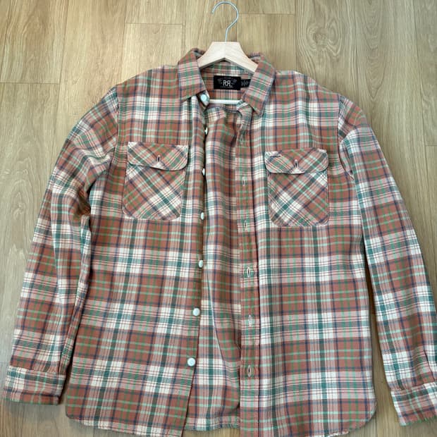 더블알엘 플란넬 워크 셔츠 M