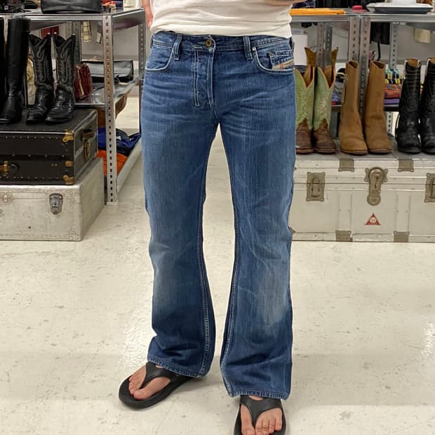 DIESEL zathan boots-cut denim pants 디젤