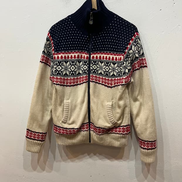 willpips 노르딕 니트집업 M