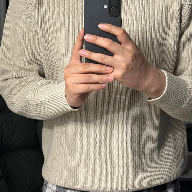 COS 스톤 워시드 니트 릴렉스핏 M사이즈