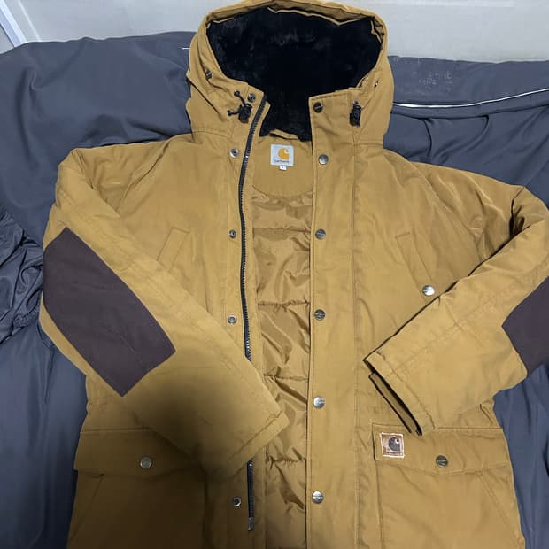 칼하트 트래퍼 파카 브라운 L