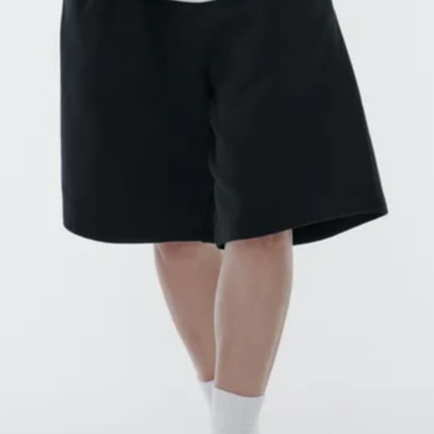 블랙 L)무탠다드 바스켓볼 스웨트 쇼츠