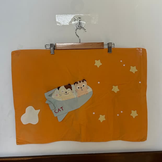 추억의 베개커버 