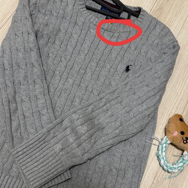 (성인 가능) 폴로 키즈 니트 M 13Y