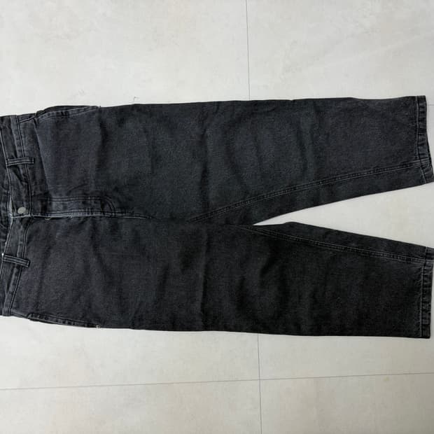 브라운야드 흑청바지 데님