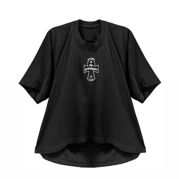 [XS,S/M]프로토타입스 MOVED NECKLINE 티셔츠