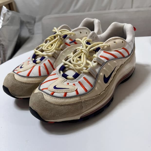 나이키 / 에어맥스98 크림데저트 오렌지실버275