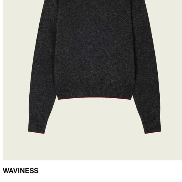 웨이비니스 레드차콜 v넥