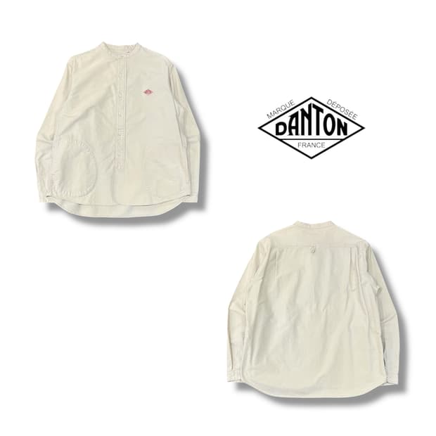  단톤 헨리넥 코튼 셔츠 y13953