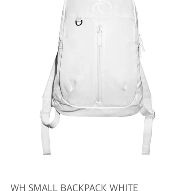 우화 스몰 백팩 화이트