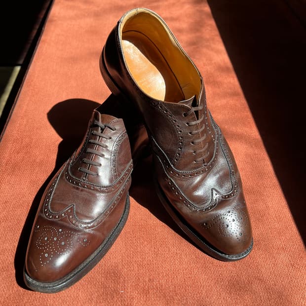 UK9, G) 처치스 Berlin Custom Grade 다크 브라운 옥