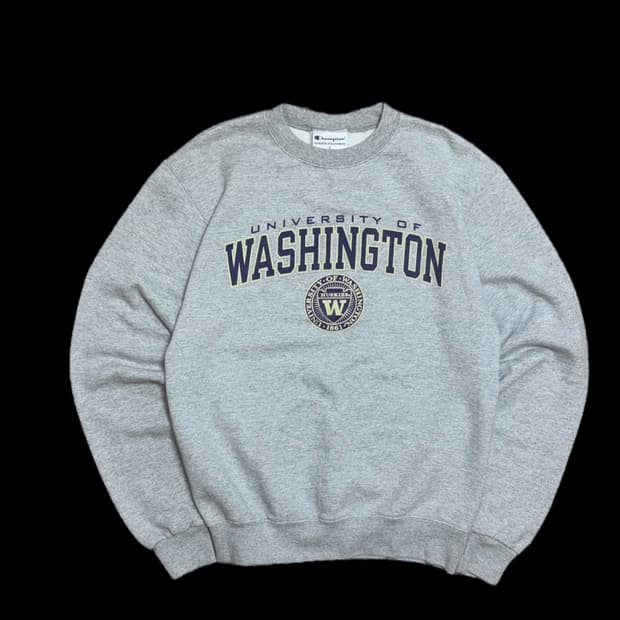 챔피온 워싱턴 대학교 빈티지 스웻셔츠