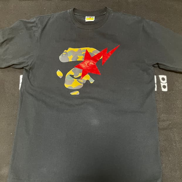 베이프 카모스타 반팔티 XL