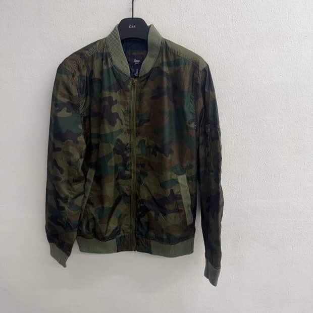 갭(Gap) 카모 밀리터리 봄버 자켓 (XS)