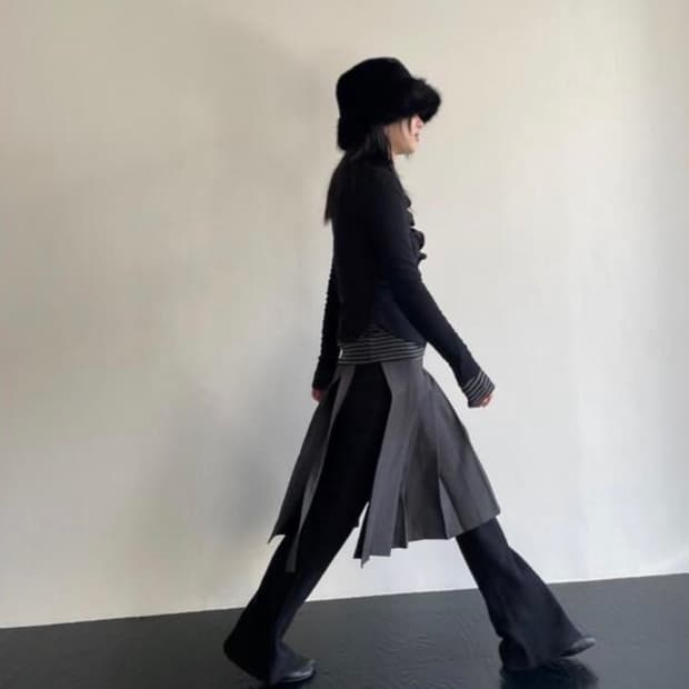 어나더랭귀지 레이어드스커트