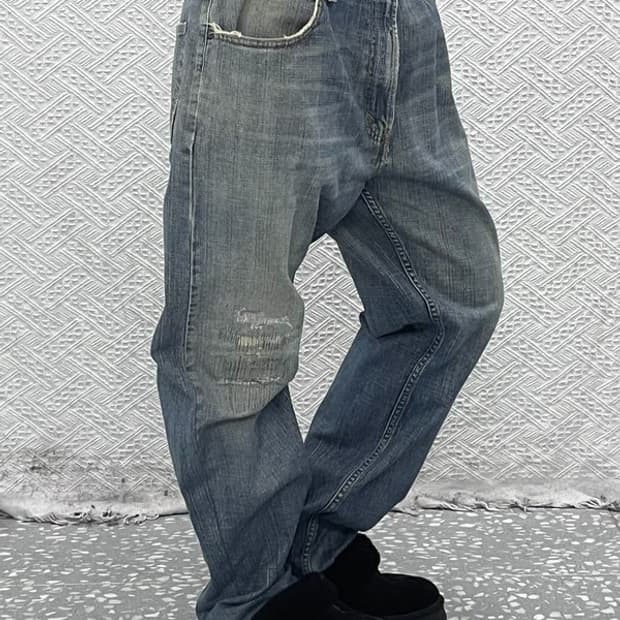 리바이스 559 빈티지 디스트로이드 워싱 데님팬츠 36인치 C09161