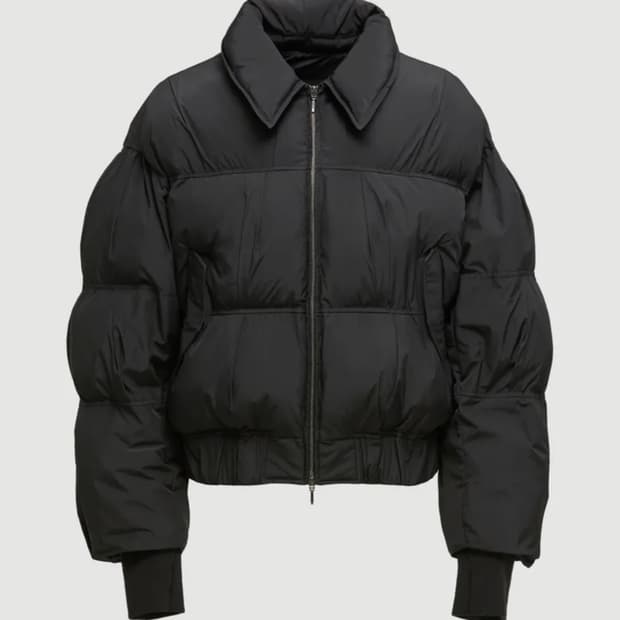 (쿠어) 닷츠 퍼프 플라이트 칼라 점퍼 블랙 m 판매