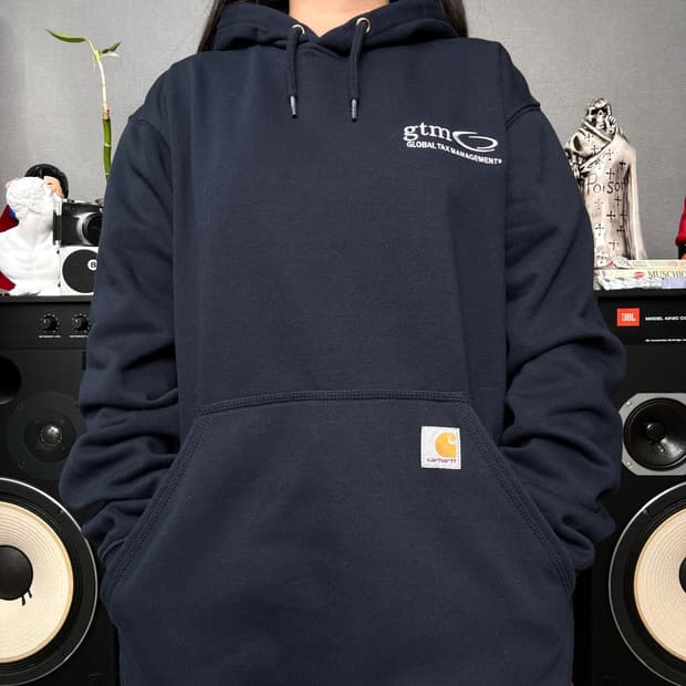 칼하트 네이비 후드티