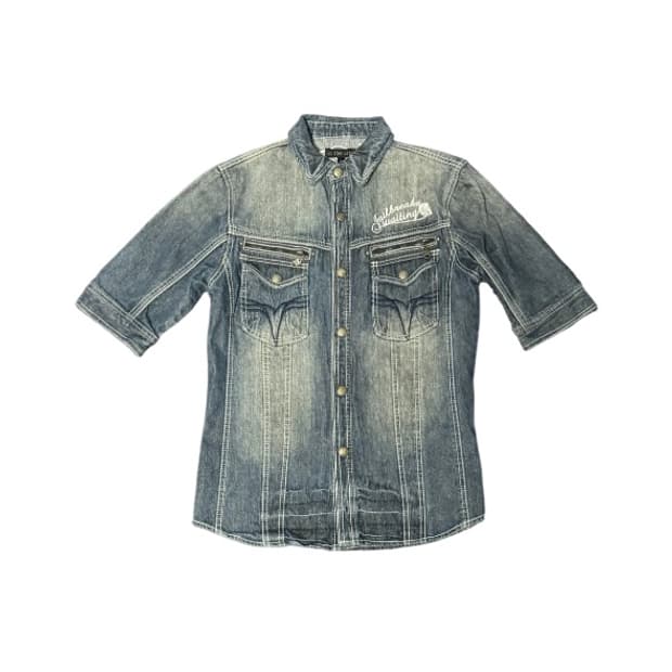 In the Attic Short Denim Shirt
