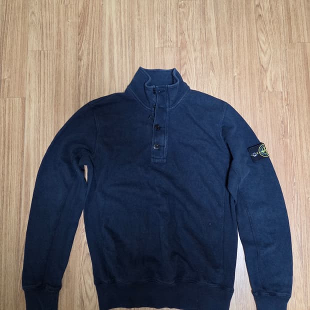 스톤아일랜드 헨리넥 맨투맨 네이비 L