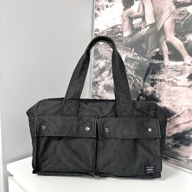 PORTER SMOKY-SHOULDER BAG L (Black)