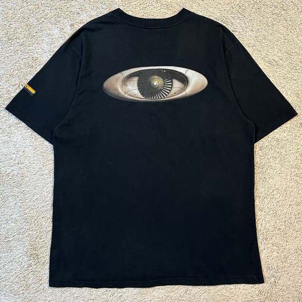 00's 오클리 OAKLEY 아카이브 입체로고 반팔 티셔츠 블랙