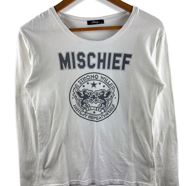 JPN Y2K 프린팅 롱슬리브3030