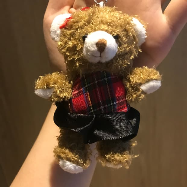 복슬복슬 테디베어 키링 