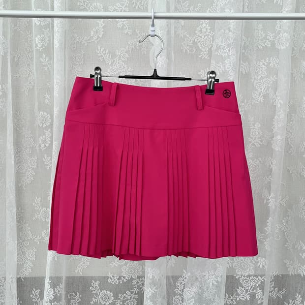 70-93) 먼싱웨어 골프 치마 큐롯 스커트 핑크