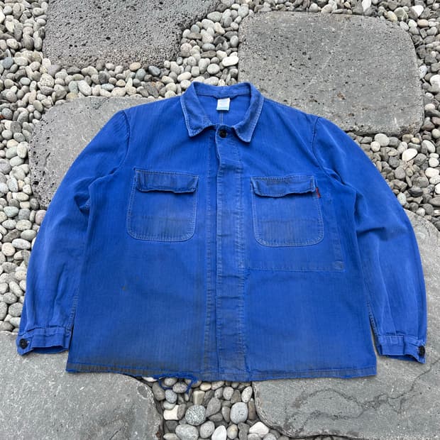 HARD FADED WASHING HBT 헤링본프렌치워크자켓