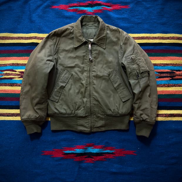 오리지널 미군 80s 밀리터리 cvc 탱커자켓