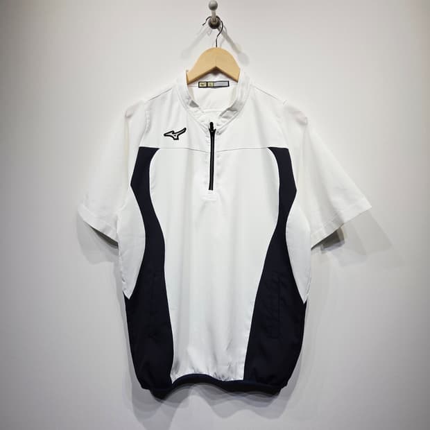 미즈노 Mizuno. 남자 반집업 반팔 바람막이_L
